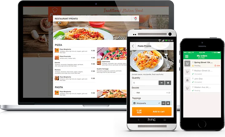 Order via Website/App